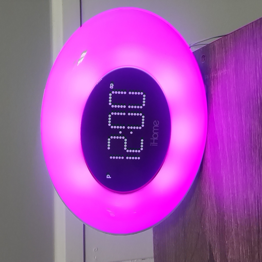 Last Chance Sale! iHome Color Changing Clock Radio